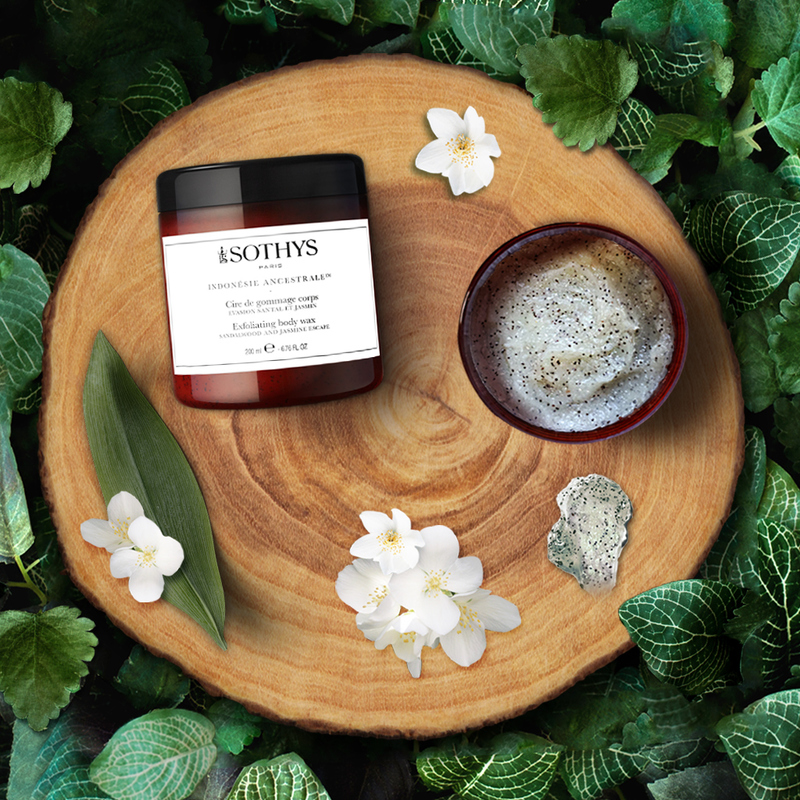 Exfoliating body wax Indonesie ancestrale Sothys Paris 1
